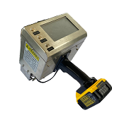Portable electric marking machine with lithium battery and touch screen