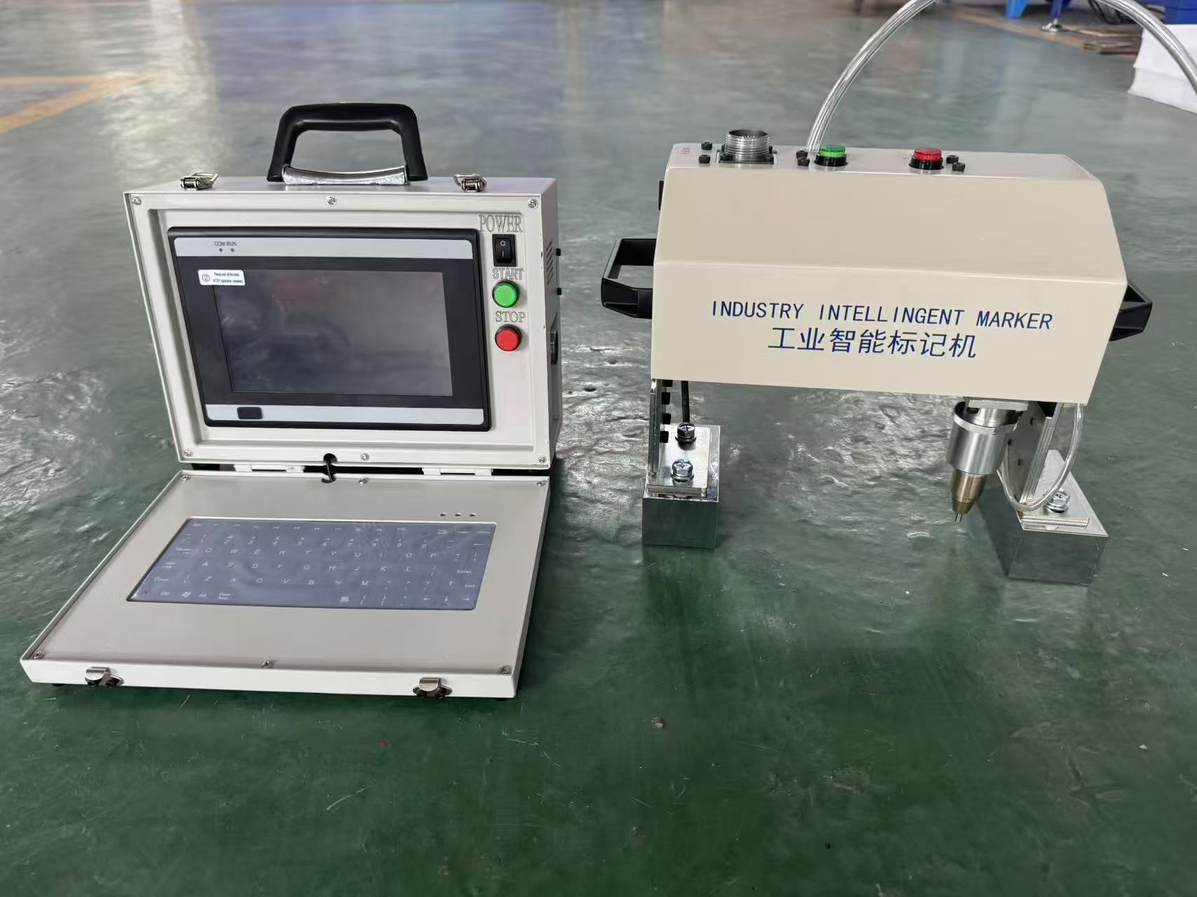 Screen controller Pneumatic marking machine, portable dot pin marking machine